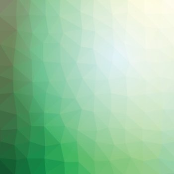 Geometric abstract  light green low-poly paper background.