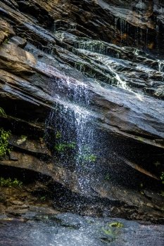 hickory nut waterfalls during daylight summer