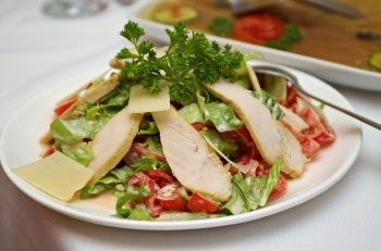 Italian cuisine chicken salad Neapolitan