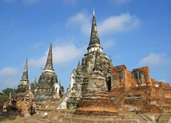 Wat Phra Si Sanphet, Ayutthaya, Thailand, Southeast Asia