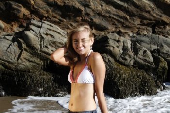 Pretty girl on the beach