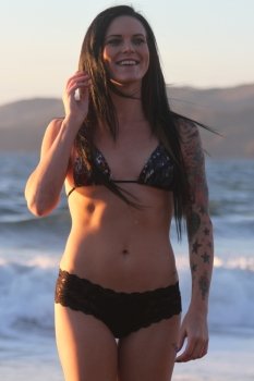 Pretty girl on a beach