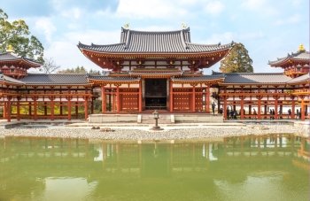 Byodo-in Temple at Uji Town Kyoto, Japan