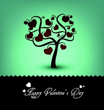 Stylized Valentine s Day Heart decorated with flowers, vines, and leaves  Layered file for easy editing  
